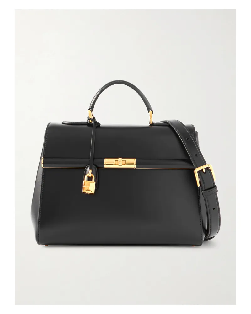 Dolce & Gabbana Marlene Schultertasche Aus Leder - Schwarz Schwarz