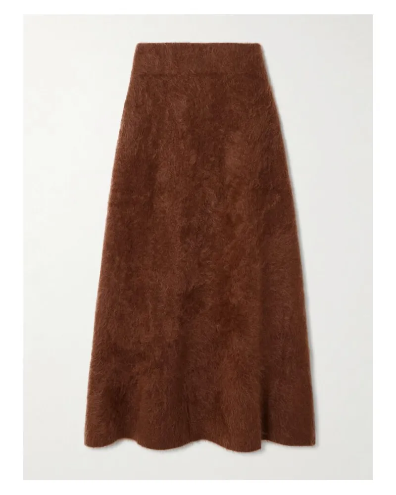 Lisa Yang Asta Midirock Aus Gebürstetem Kaschmir - Braun Braun