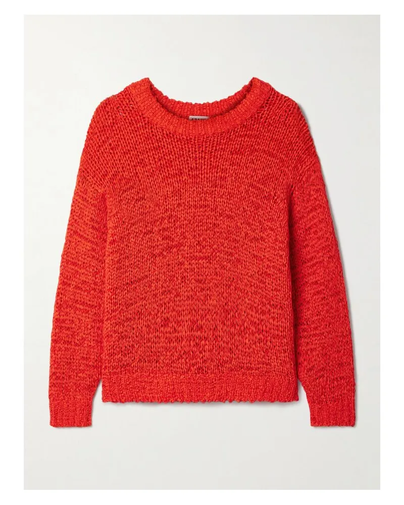 STAUD Cala Pullover Aus Einer Baumwollmischung - Rot Rot