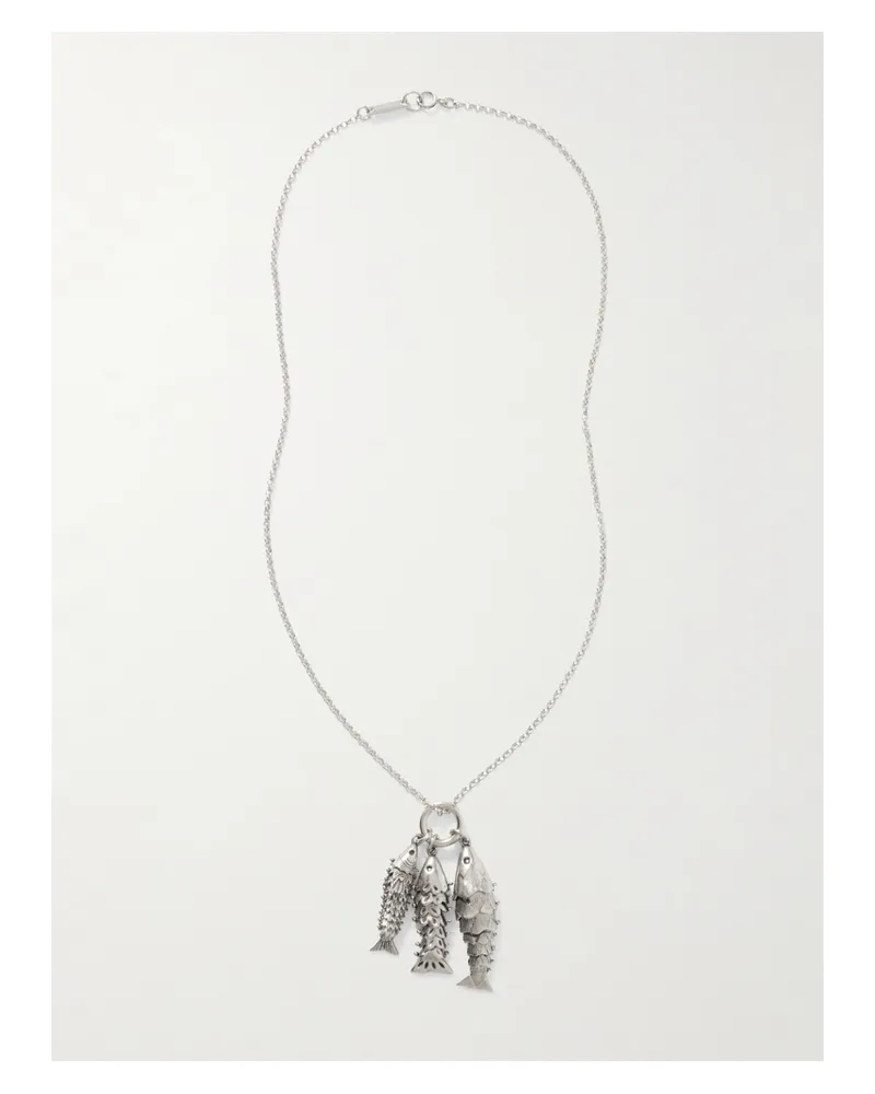 Isabel Marant River Goldfarbene Kette - Silber Silber