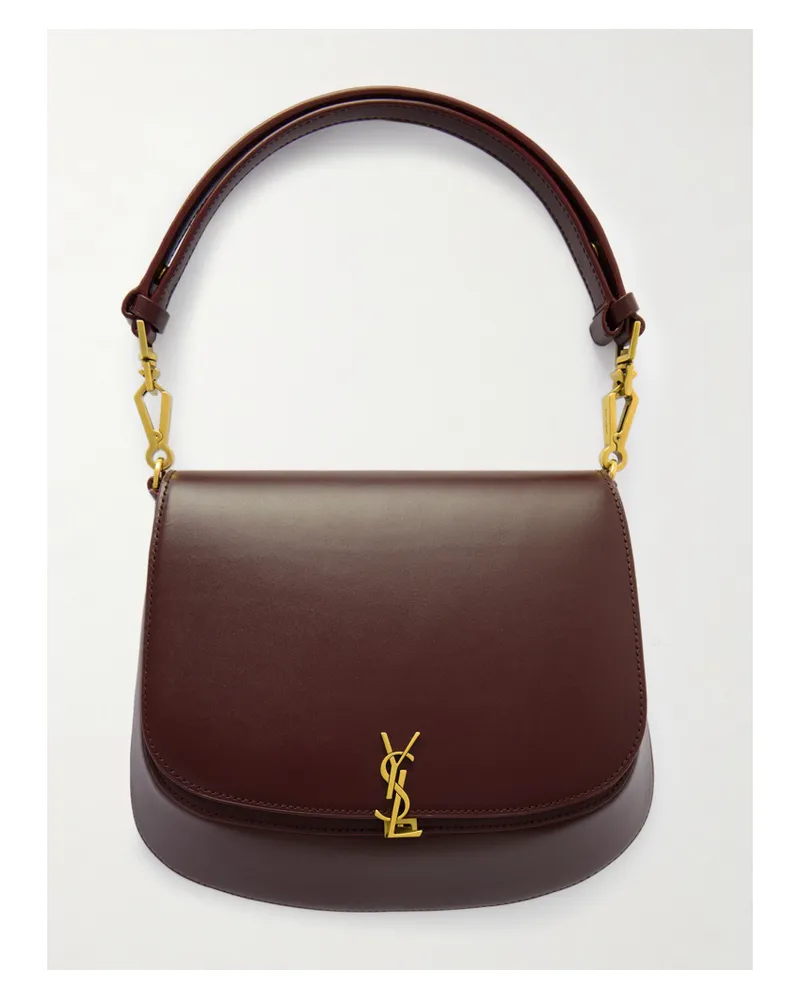 Saint Laurent Voltaire Top Handle Mini Leather Tote - Red Red