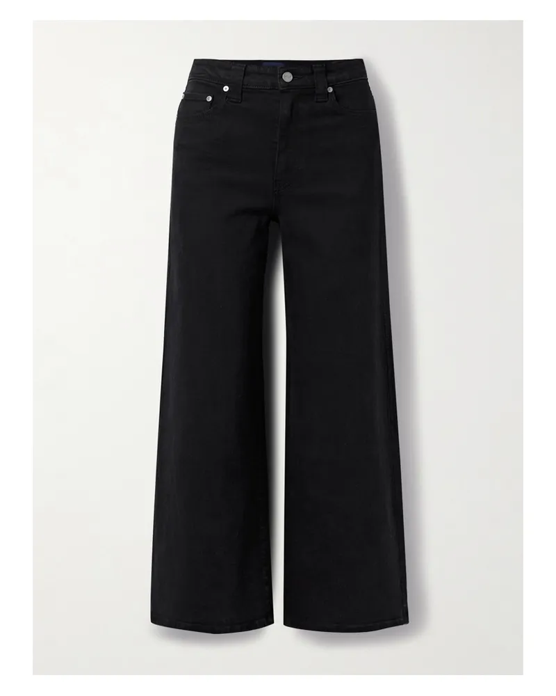 KHAITE Delina High-rise Straight-leg Jeans - Black Black