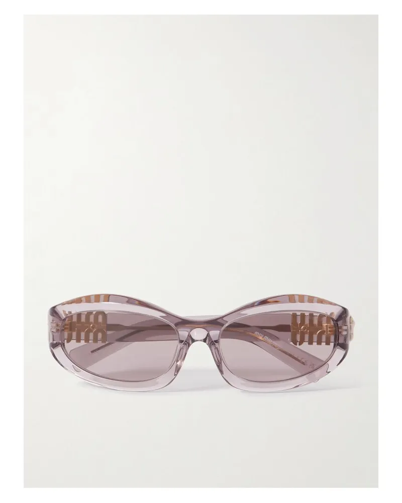 Miu Miu Glimpse Sonnenbrille Mit D-rahmen Aus Azetat - Pink Pink