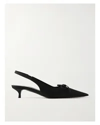 Balenciaga Knife Slingback-pumps aus Twill Schwarz