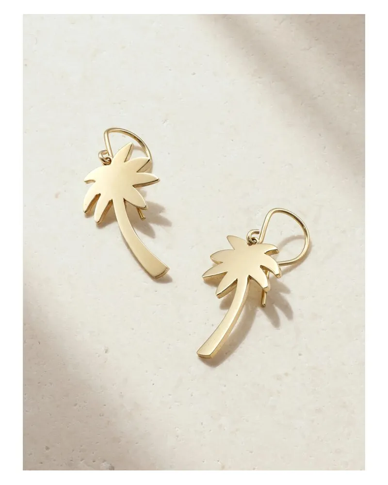 Jennifer Meyer Large Palm Tree Ohrringe Aus 18 Karat Gold Gold