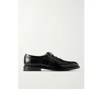 Ghillie Brogues Aus Leder Mit Perforationen - Schwarz