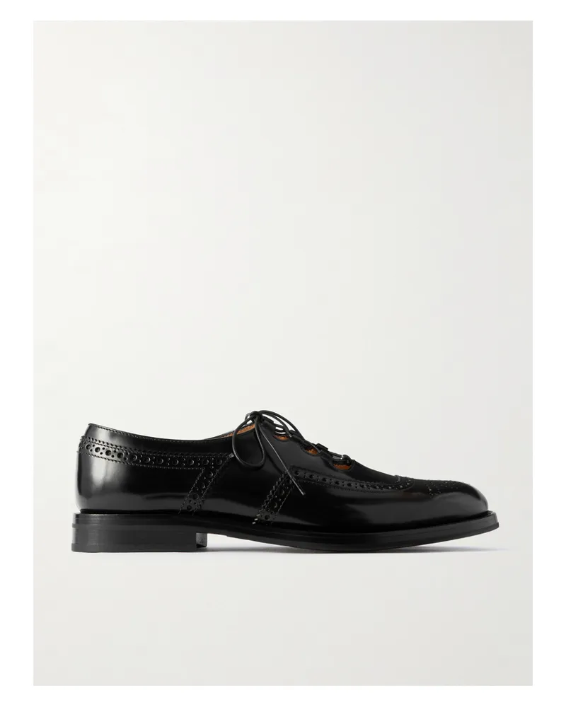 Church's Ghillie Brogues Aus Leder Mit Perforationen - Schwarz Schwarz