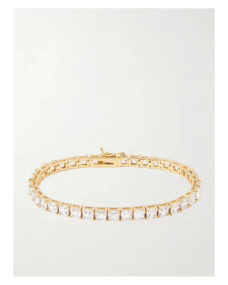 Roxanne Assoulin Gia Goldfarbenes Tennisarmband Mit Cubic Zirkonia Gold