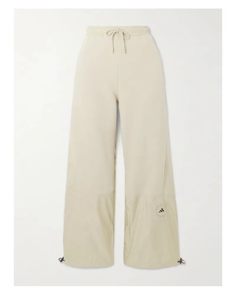 adidas Truecasuals Jogginghose Aus Fleece Aus Einer Biobaumwollmischung Mit Shell-besätzen - Neutral Neutral