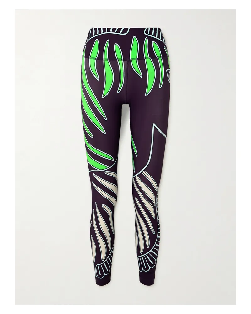 Tory Sport Weightless Verkürzte Leggings Aus Einer Mischung Aus Tactel® Und Lycra® - Lila Lila