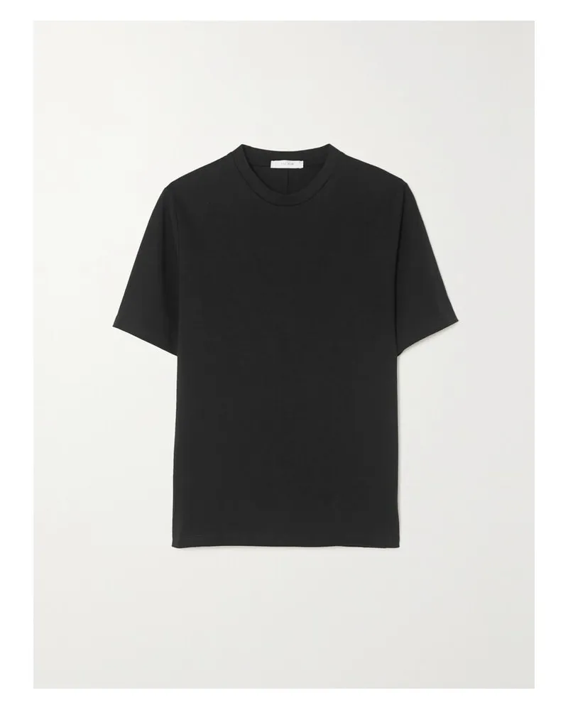 The Row Chiara T-shirt Aus Baumwoll-jersey - Schwarz Schwarz