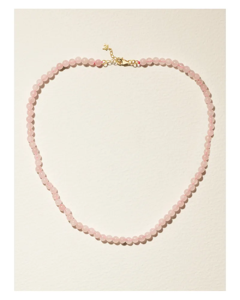 MATEO Kette Mit Quarzen Und Details Aus 14 Karat Gold Gold