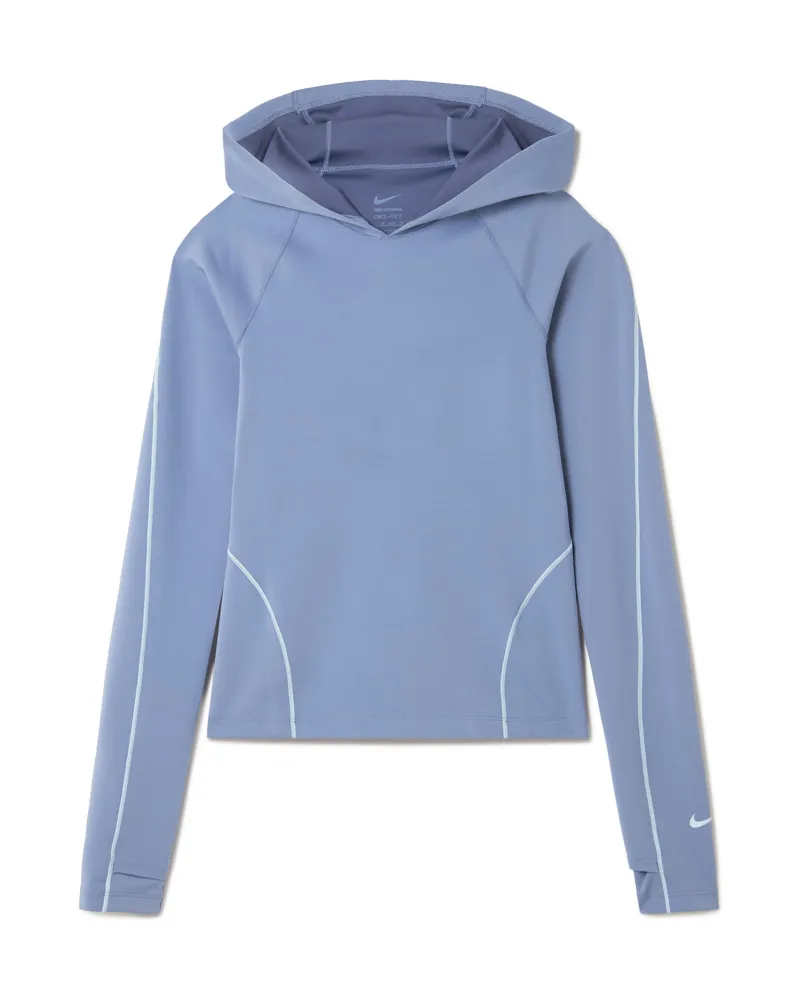 Nike Universa Oberteil Aus Dri-fit-material Mit Kapuze - Blau Blau