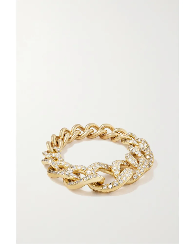 SHAY Ring aus 18 Karat  mit Diamanten Gold