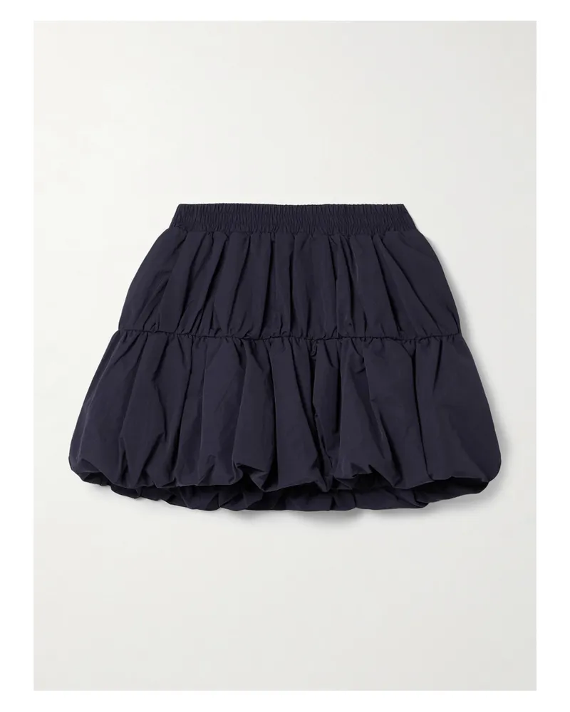 Sea Mirian Minirock Aus Faille Mit Raffungen - Blau Blau