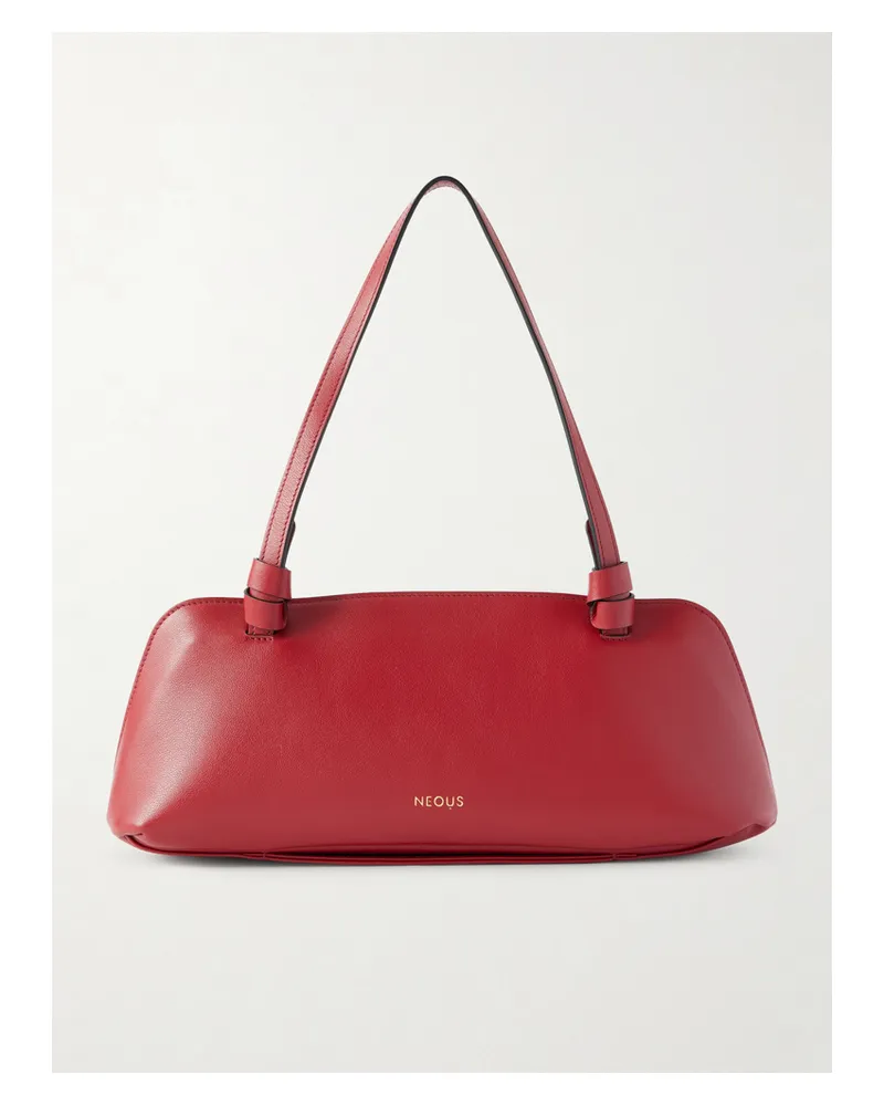 NEOUS Aries East West Leather Tote - Red Red
