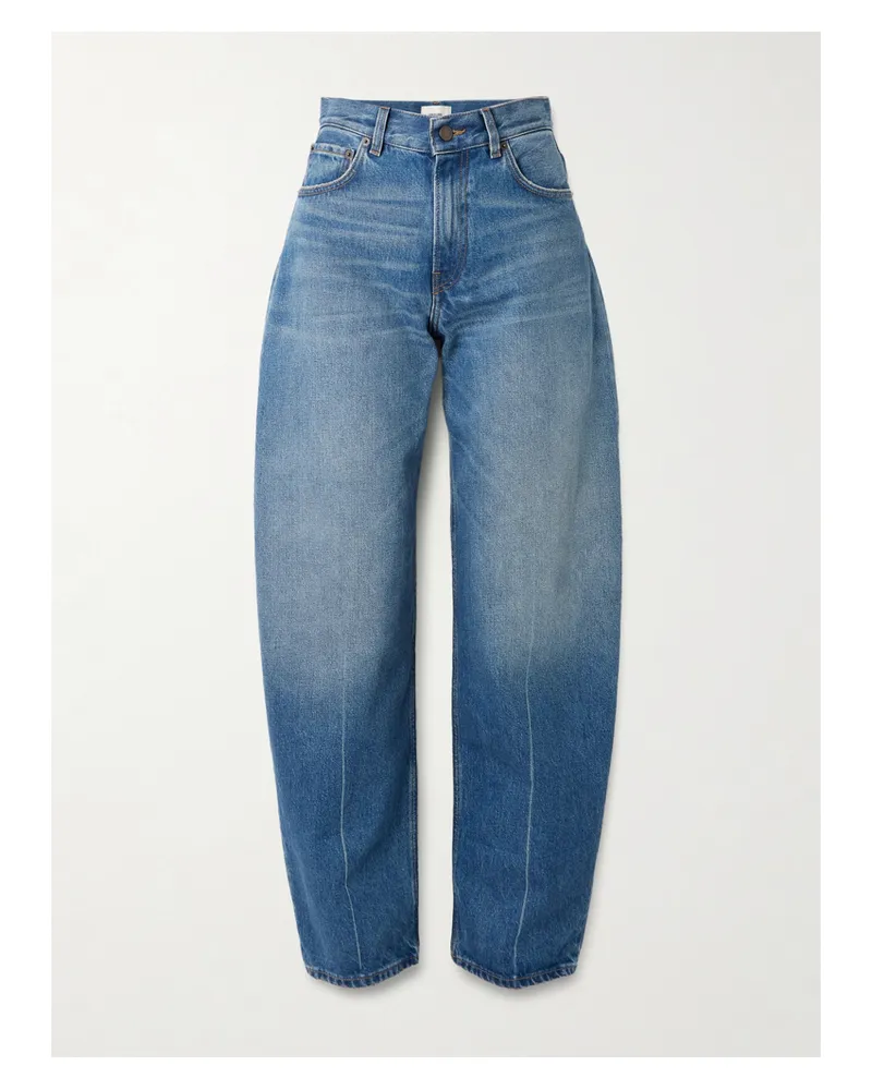 Haikure Bibi High-rise Barrel-leg Jeans - Blue Blue