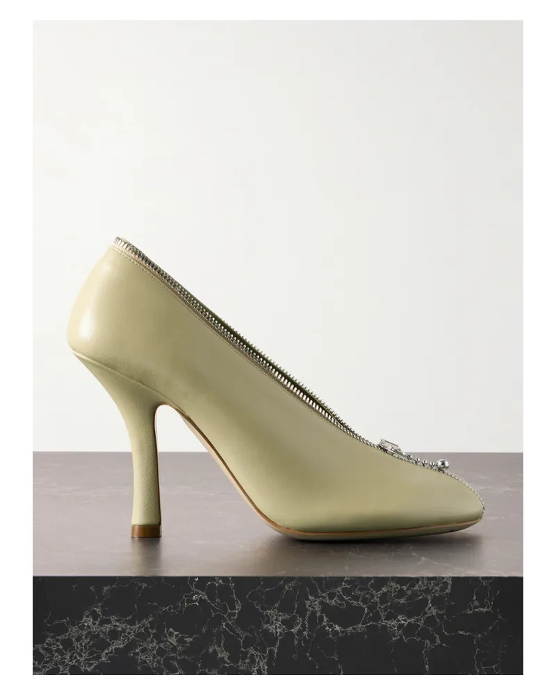Burberry Pumps Aus Leder Mit Reißverschluss - Neutral Neutral