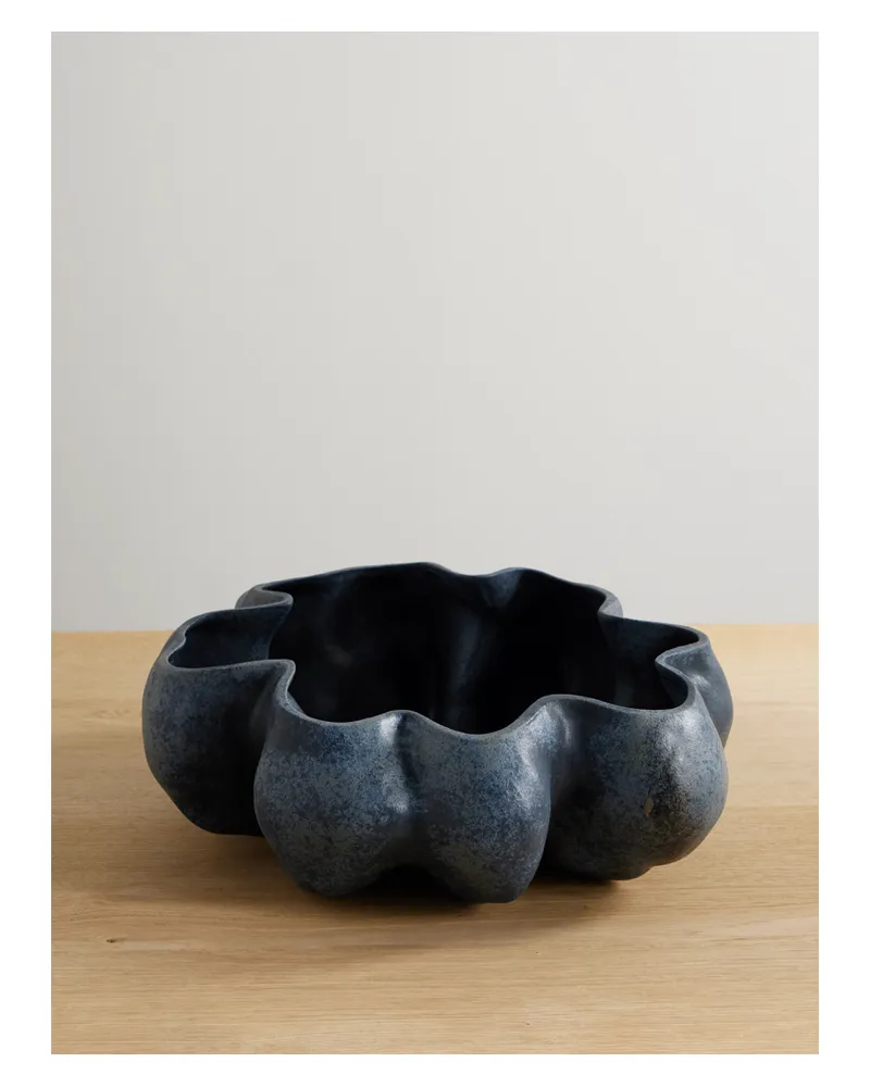 L’OBJET Timna Große Schale Aus Porzellan - Blau Blau
