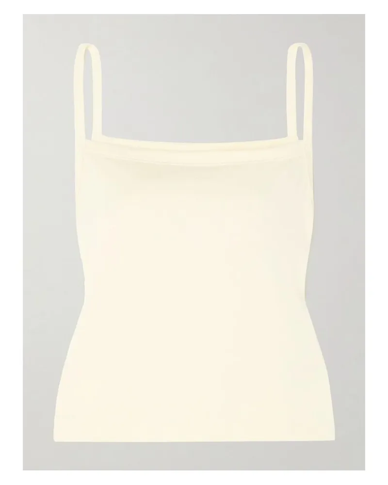 ÉTERNE Tanktop Aus Stretch-modal-jersey - Creme Creme