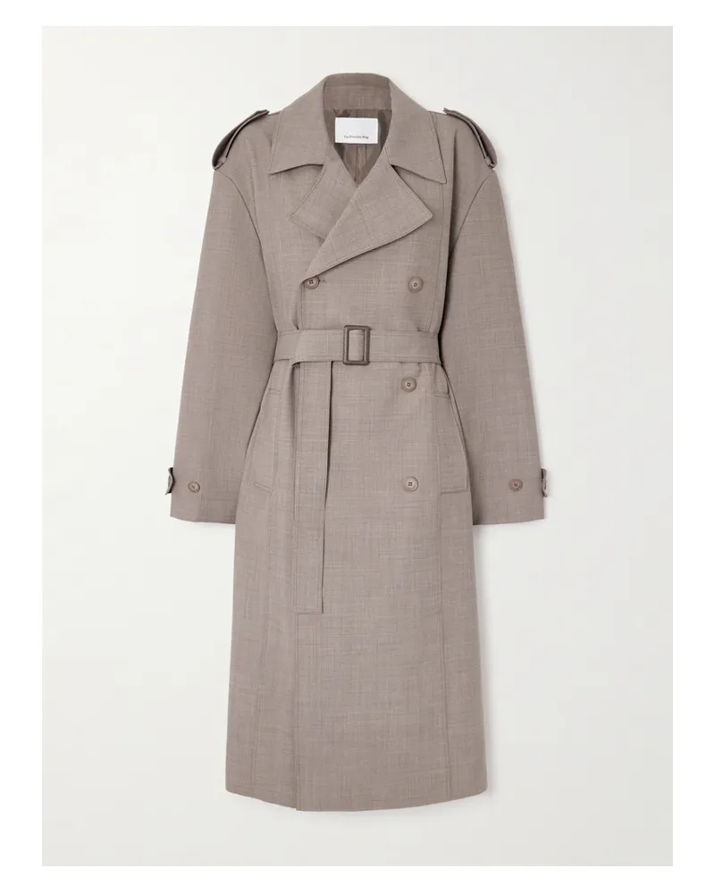 FRANKIE Shop Bleecker Trenchcoat Aus Webstoff - Braun Braun