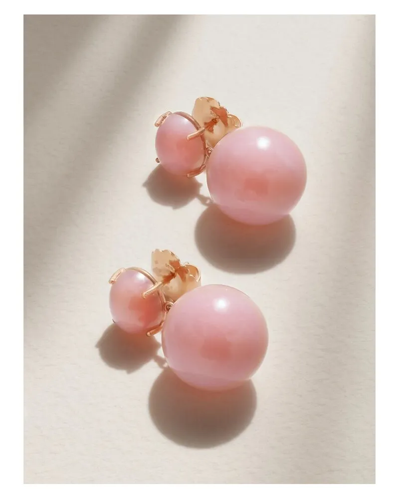Irene Neuwirth Gumball Ohrringe Aus 18 Karat Roségold Mit Opalen - Pink Pink