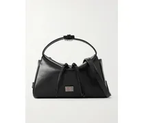 Vittoria Leather Shoulder Bag - Black