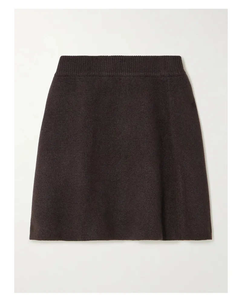 Lisa Yang Clare Minirock Aus Kaschmir - Braun Braun