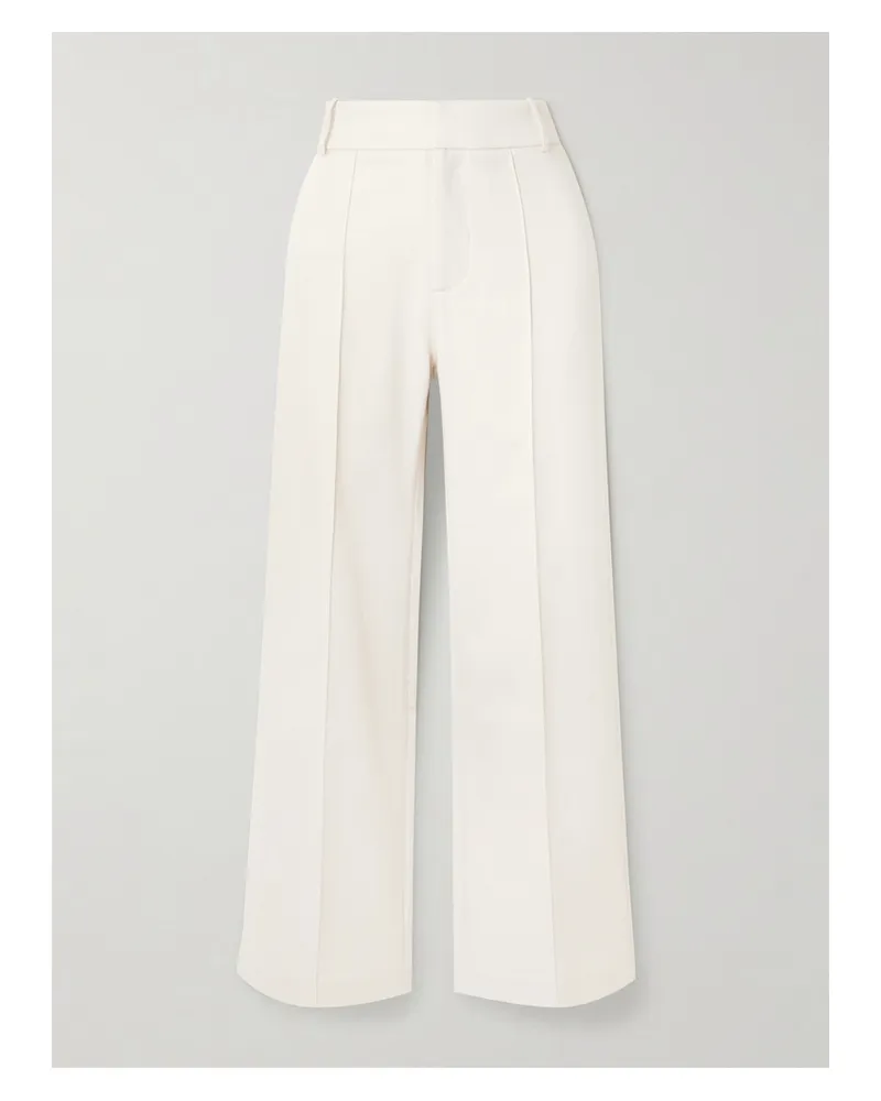 DESTREE Yoshitomo Pleated Denim Straight-leg Pants - Neutrals Neutrals