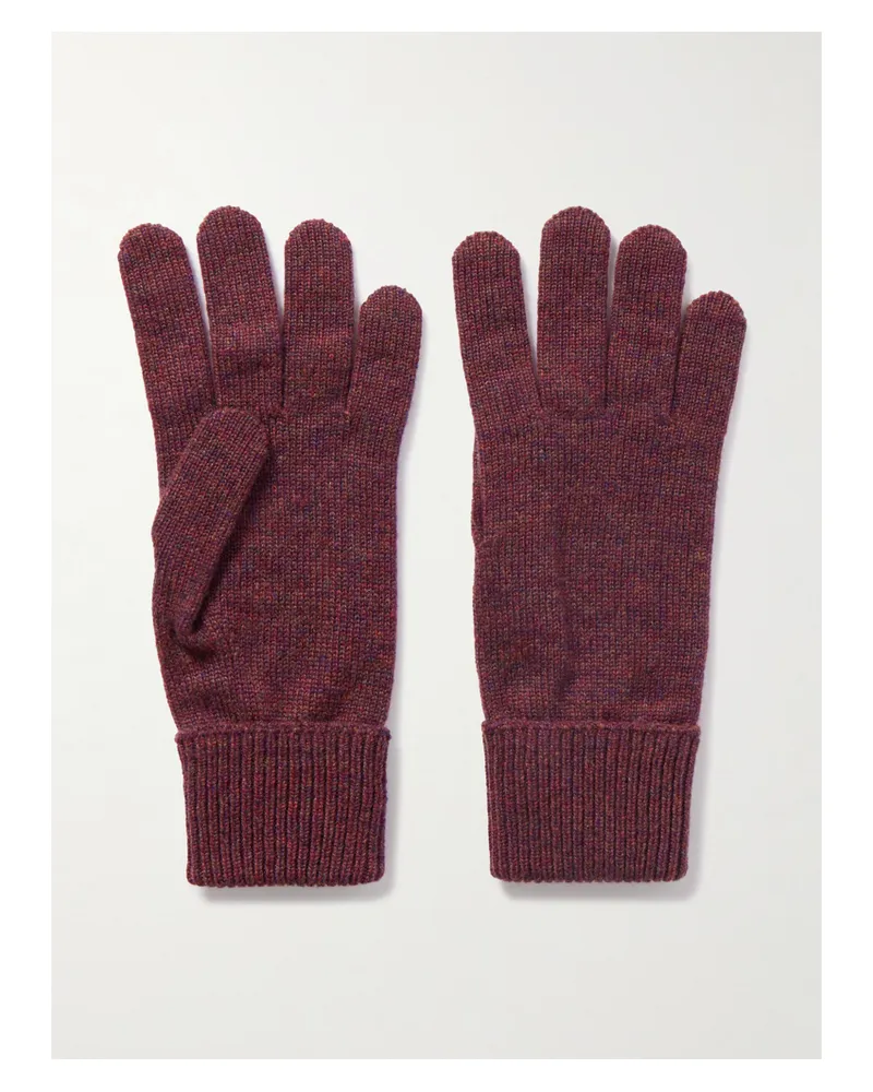 Johnstons of Elgin Handschuhe Aus Kaschmir - Rot Rot