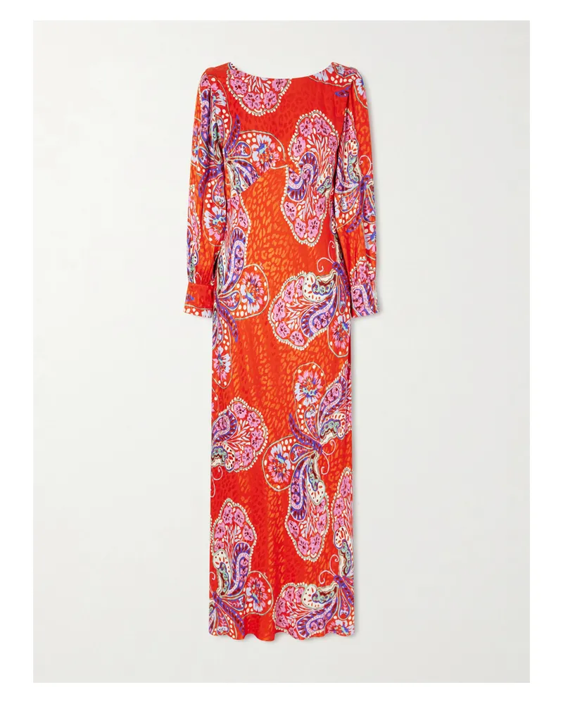 RIXO Marni Maxi Dress - Red Red
