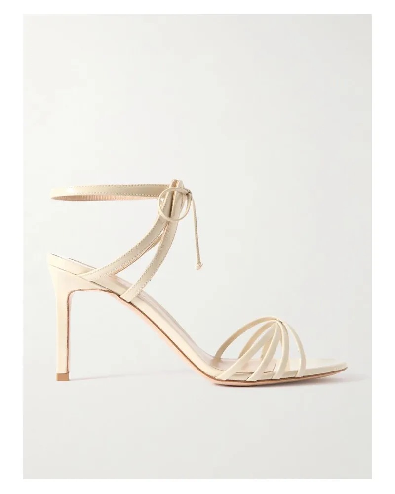 Tom Ford Sandalen Aus Lackleder - Elfenbein Elfenbein