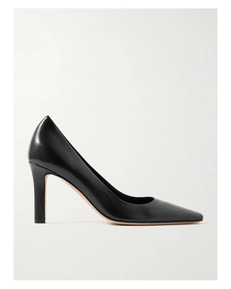 The Row Carla Pumps Aus Leder - Schwarz Schwarz