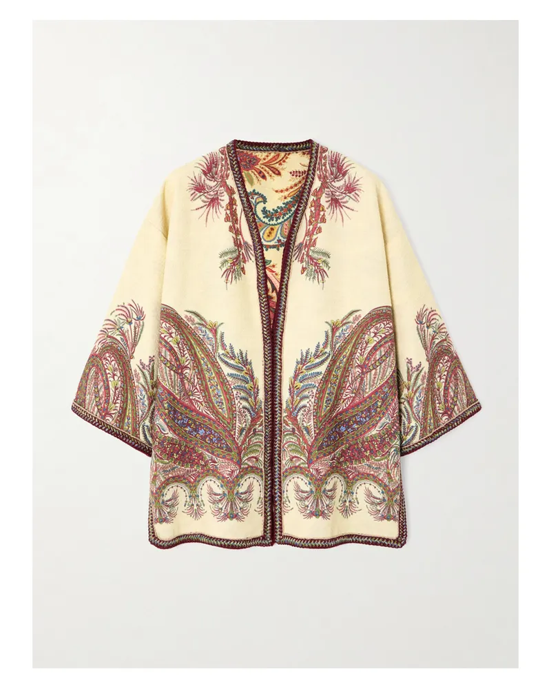 Etro Wendbare Jacke Aus Jacquard - Creme Creme