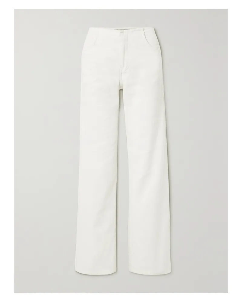 Christopher Esber Halbhohe Jeans Mit Geradem Bein - Wollweiß Wollweiß