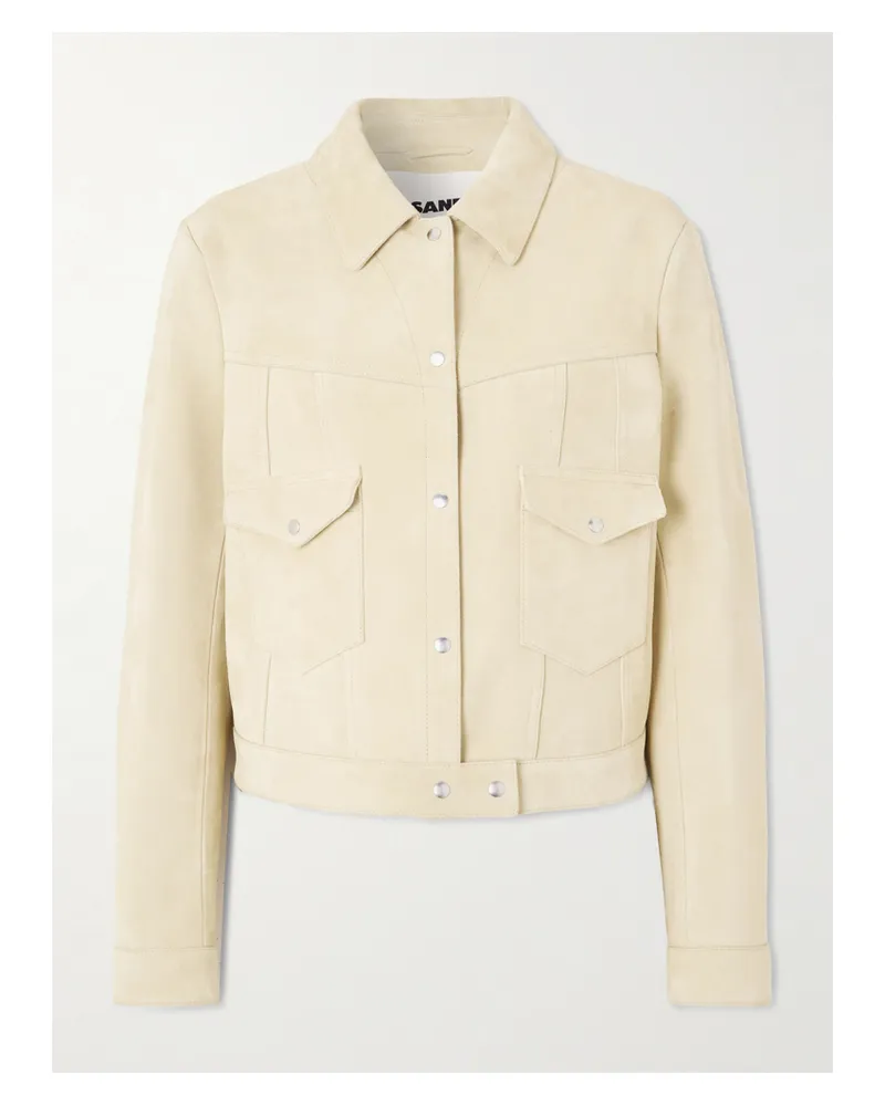 Jil Sander Jacke Aus Veloursleder - Neutral Neutral