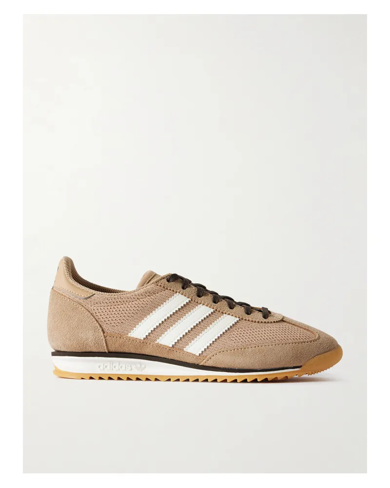 adidas Sl 72 Og Sneakers Aus Mesh Mit Veloursleder- Und Lederbesätzen - Braun Braun