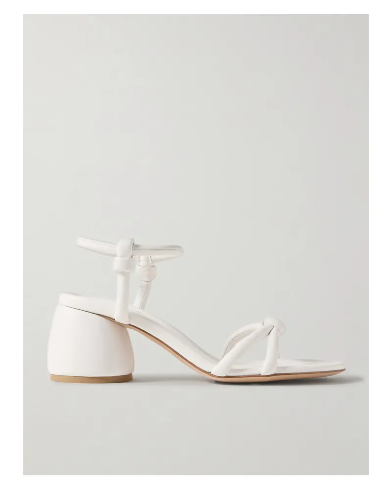 Gianvito Rossi Cassis 60 Sandalen Aus Leder - Weiß Weiß