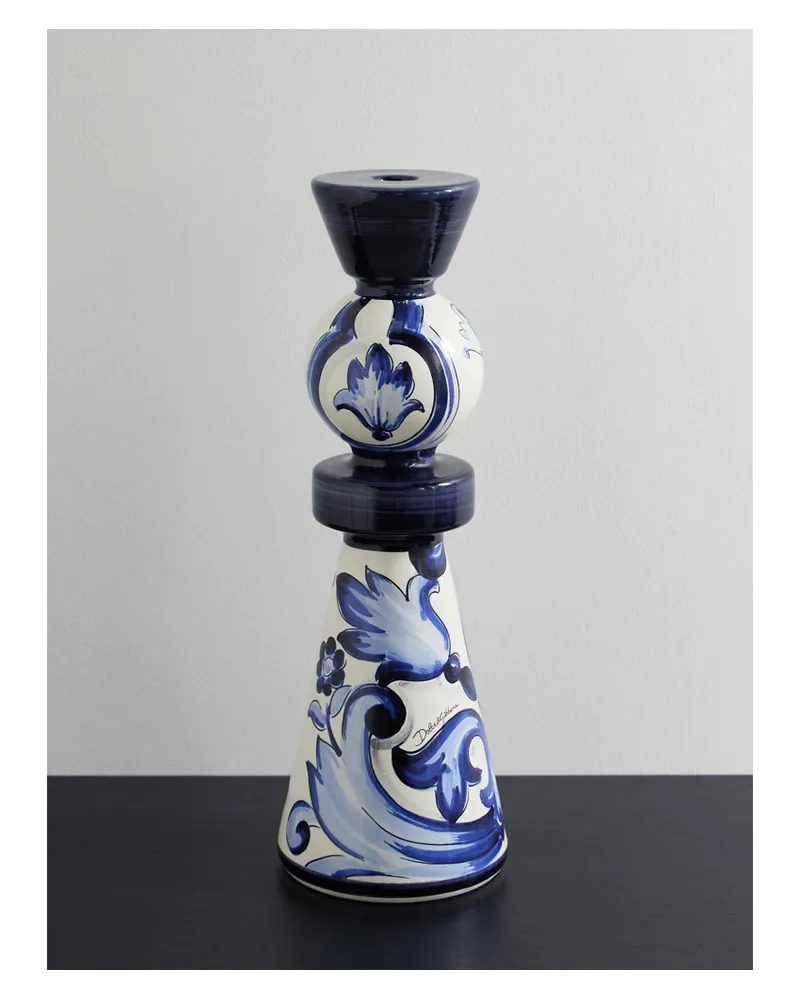Dolce & Gabbana Kerzenständer Aus Keramik - Blau Blau