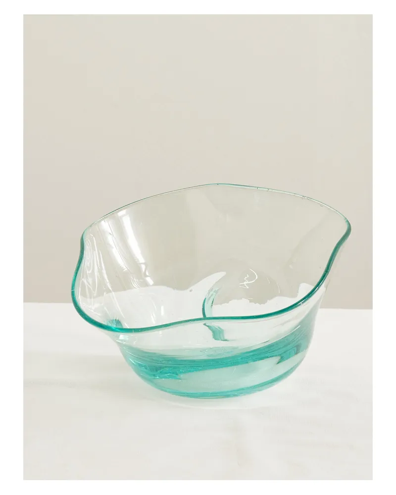 Completedworks Thaw Asymmetric Recycled-glass Bowl - Neutrals Neutrals