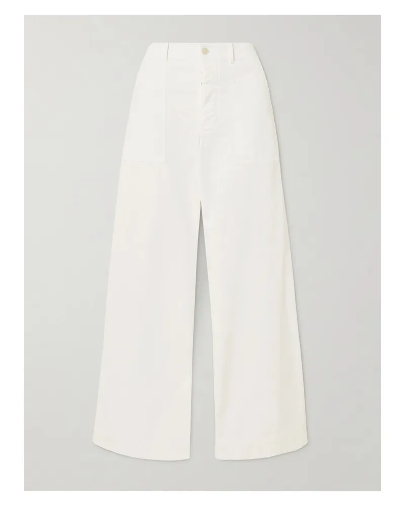Nili Lotan Leon Hose Mit Geradem Bein Aus Baumwolle - Weiß Weiß