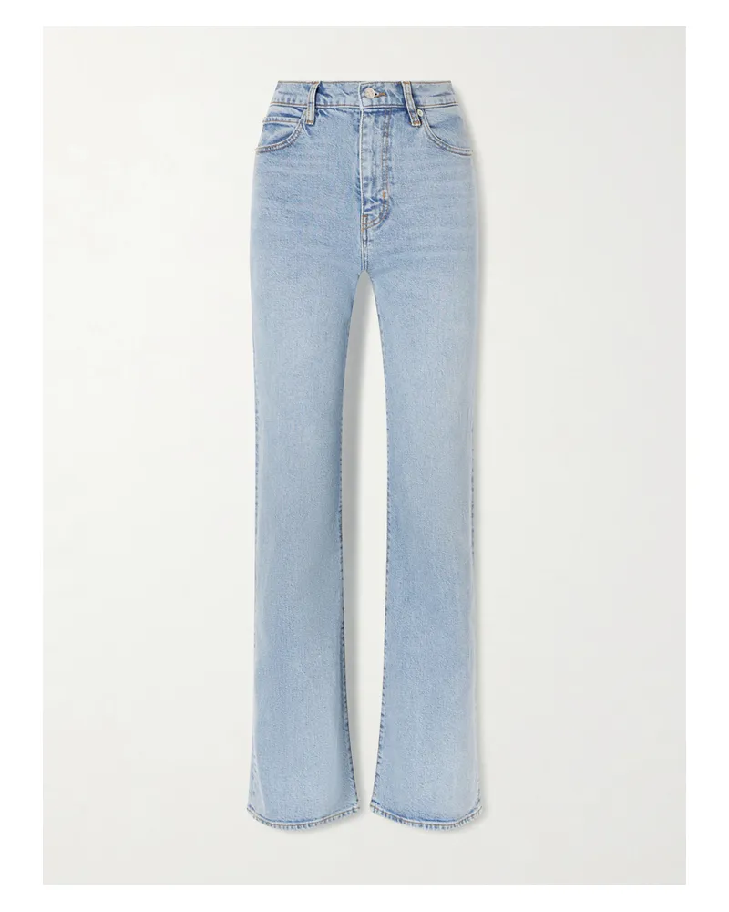 Frame Denim The Arrow High-rise Flared Jeans - Blue Blue