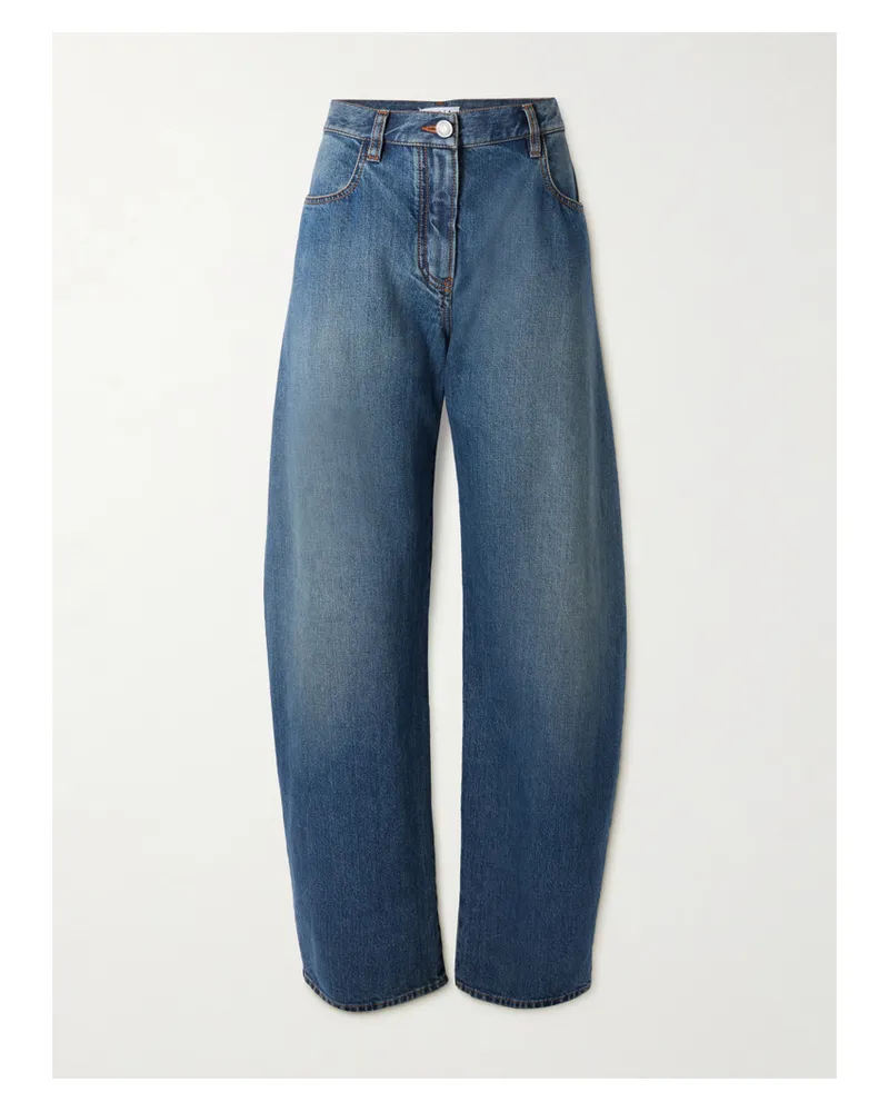 Alaïa Tief Sitzende Barrel-jeans - Blau Blau