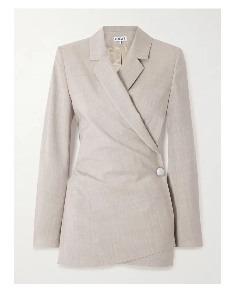 Loewe Wickelblazer Aus Wolle - Neutral Neutral