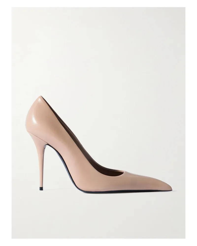 Saint Laurent Élysée Pumps Aus Leder - Neutral Neutral