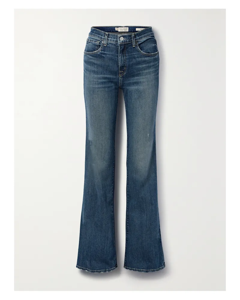 Nili Lotan Celia High-rise Straight-leg Jeans - Blue Blue
