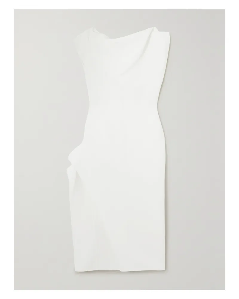 Maticevski Rejoice Asymmetrisches Kleid Aus Crêpe - Weiß Weiß