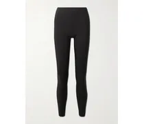 Scuba Leggings Aus Stretch-jersey - Schwarz