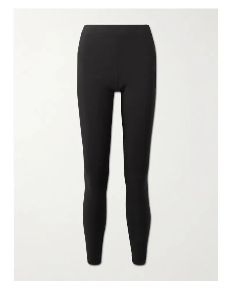 Wolford Scuba Leggings Aus Stretch-jersey - Schwarz Schwarz