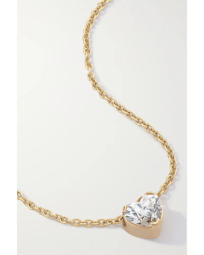 Sophie Bille Brahe Orangerie De Coeur Kette Aus 18 Karat Gold Mit Diamant Gold